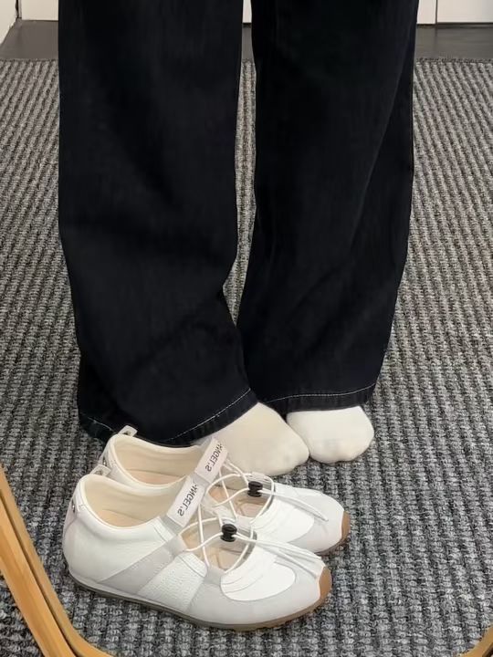 异形头-分趾 低帮 中口鞋 皮革 