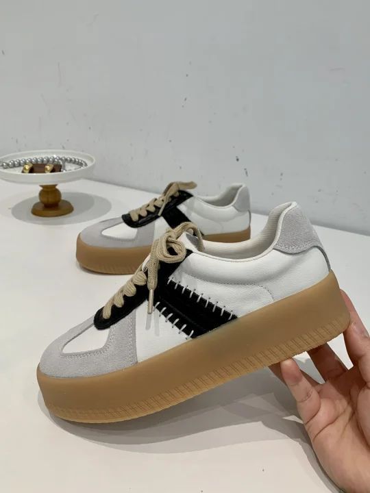 低帮 系带 皮革 
