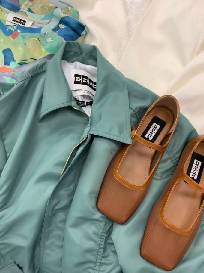 方头 中口鞋 皮革
