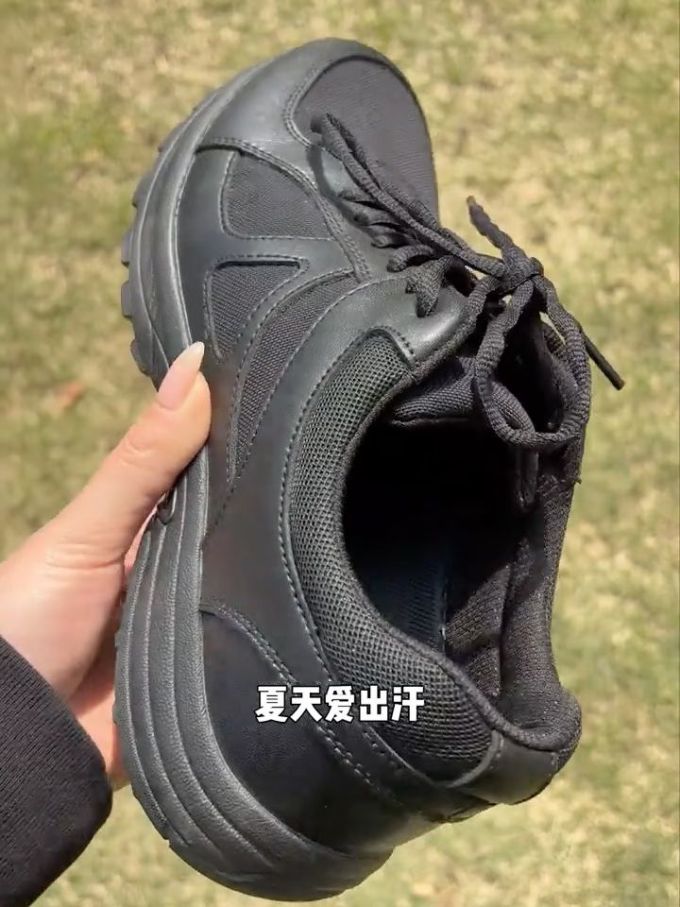 低帮 弹力绳 皮革