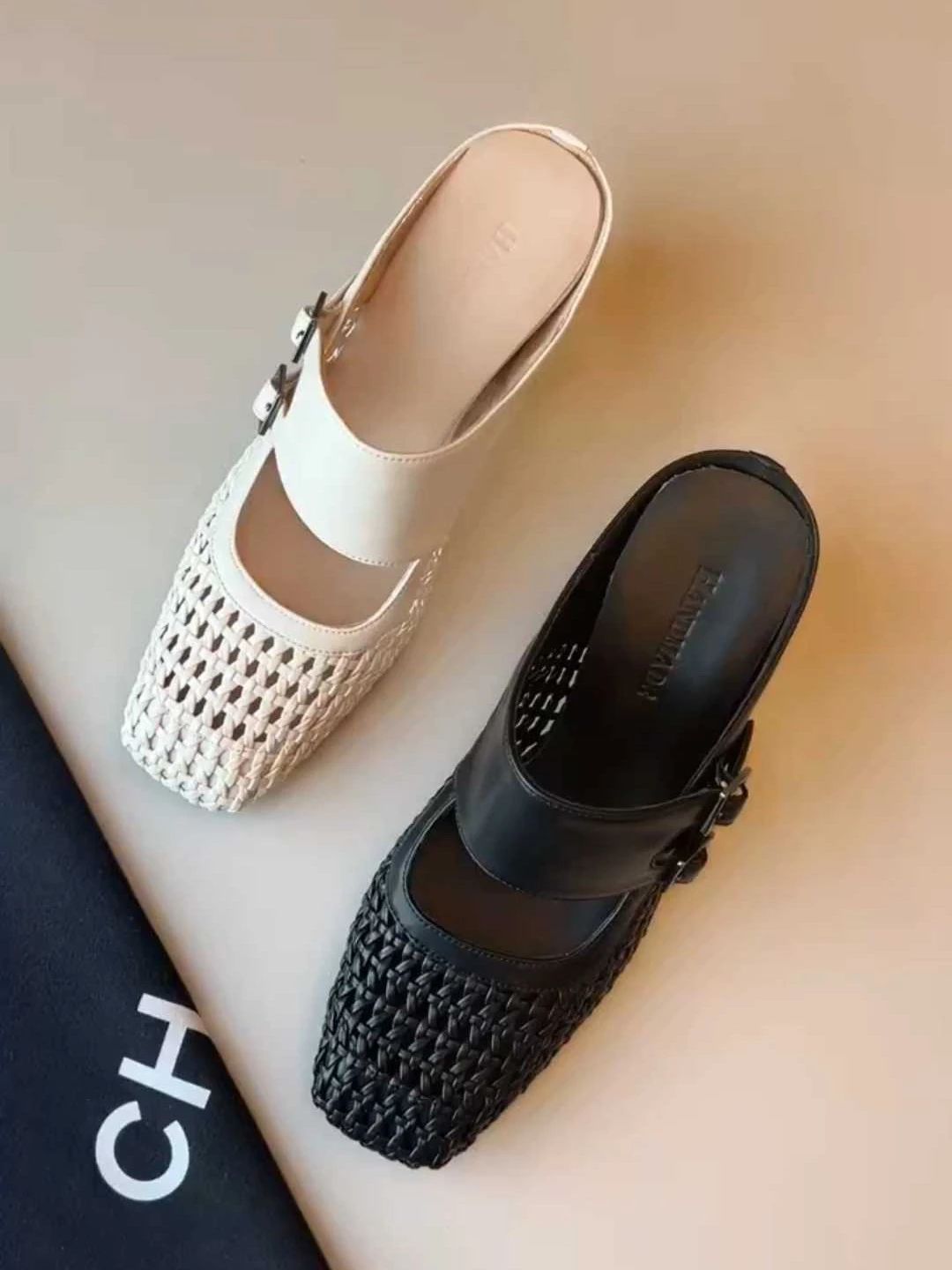 无帮 袢扣 皮革  - VALI鞋履AI设计主图