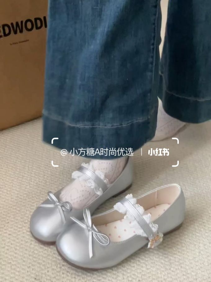 圆头 中口鞋 皮革 