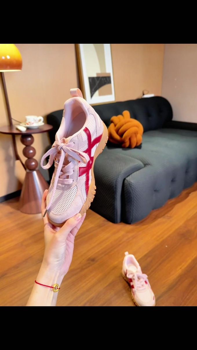 低帮 系带 网面 