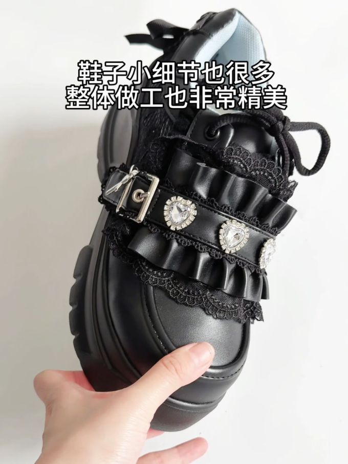 低帮 袢扣 皮革 