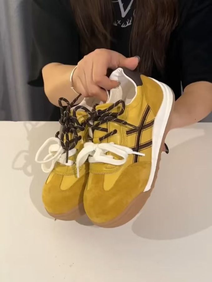 低帮 系带 皮革 