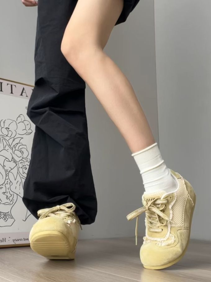 低帮 系带 皮革 