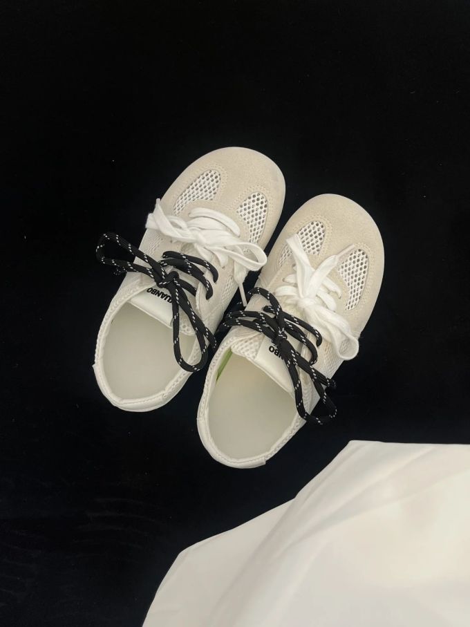 低帮 系带 网面 