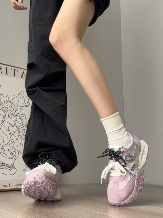 低帮 系带 魔术贴 皮革 