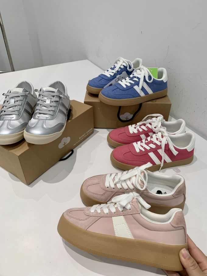 低帮 系带 皮革 