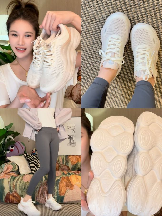 低帮 系带 网面 