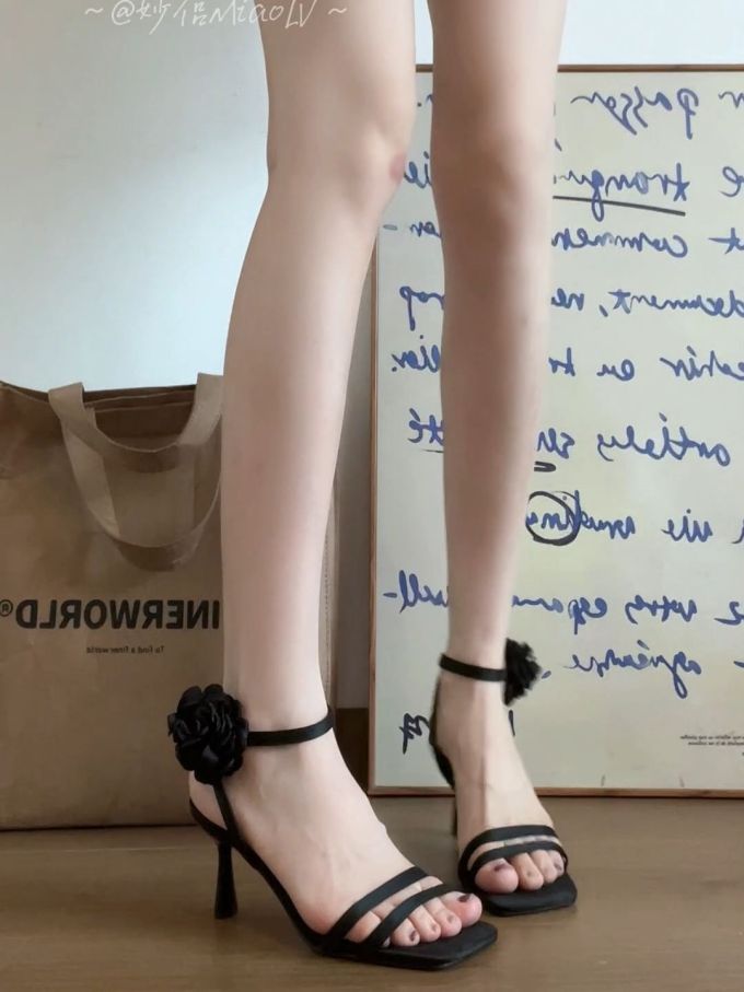 高跟 细跟 无帮 