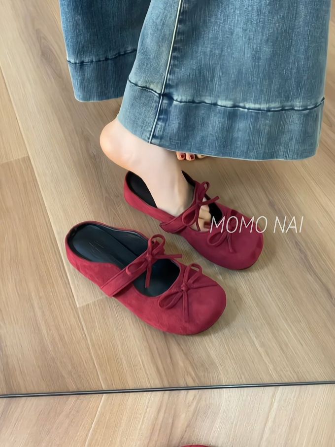 圆头 中口鞋 皮革
