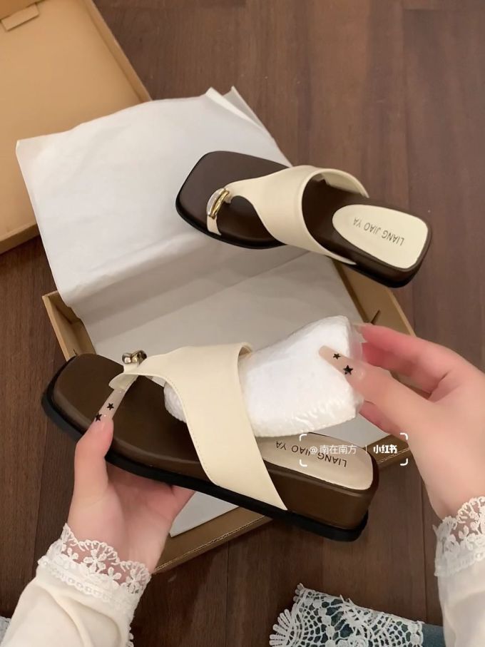 厚底 无帮 皮革