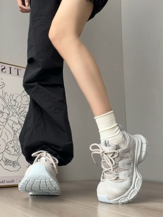 低帮 系带 网面