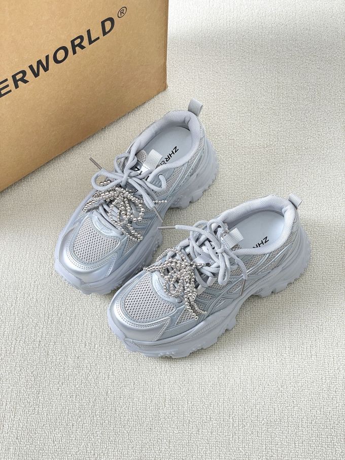 低帮 系带 网面
