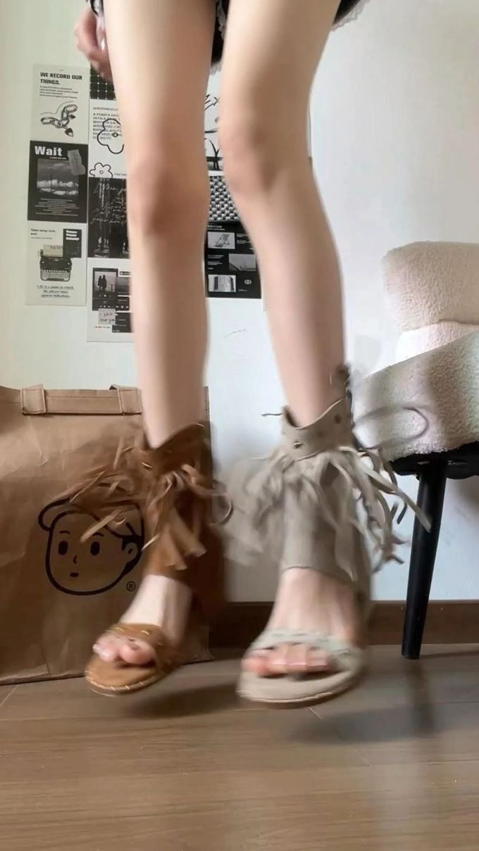 无帮 皮革 