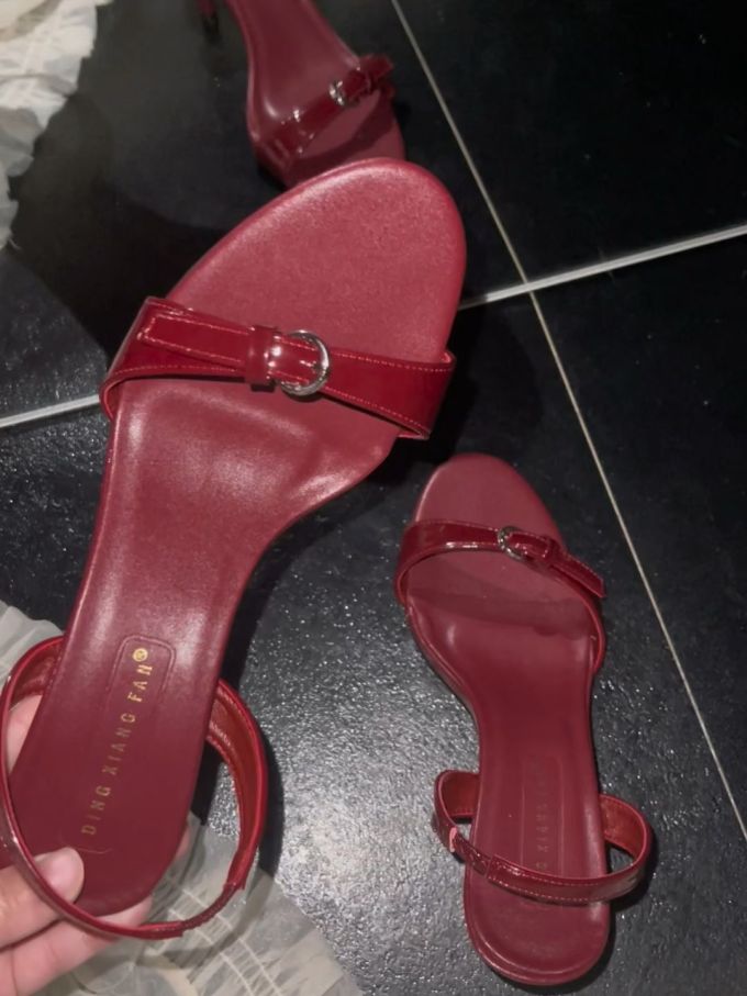 无帮 袢扣 皮革 