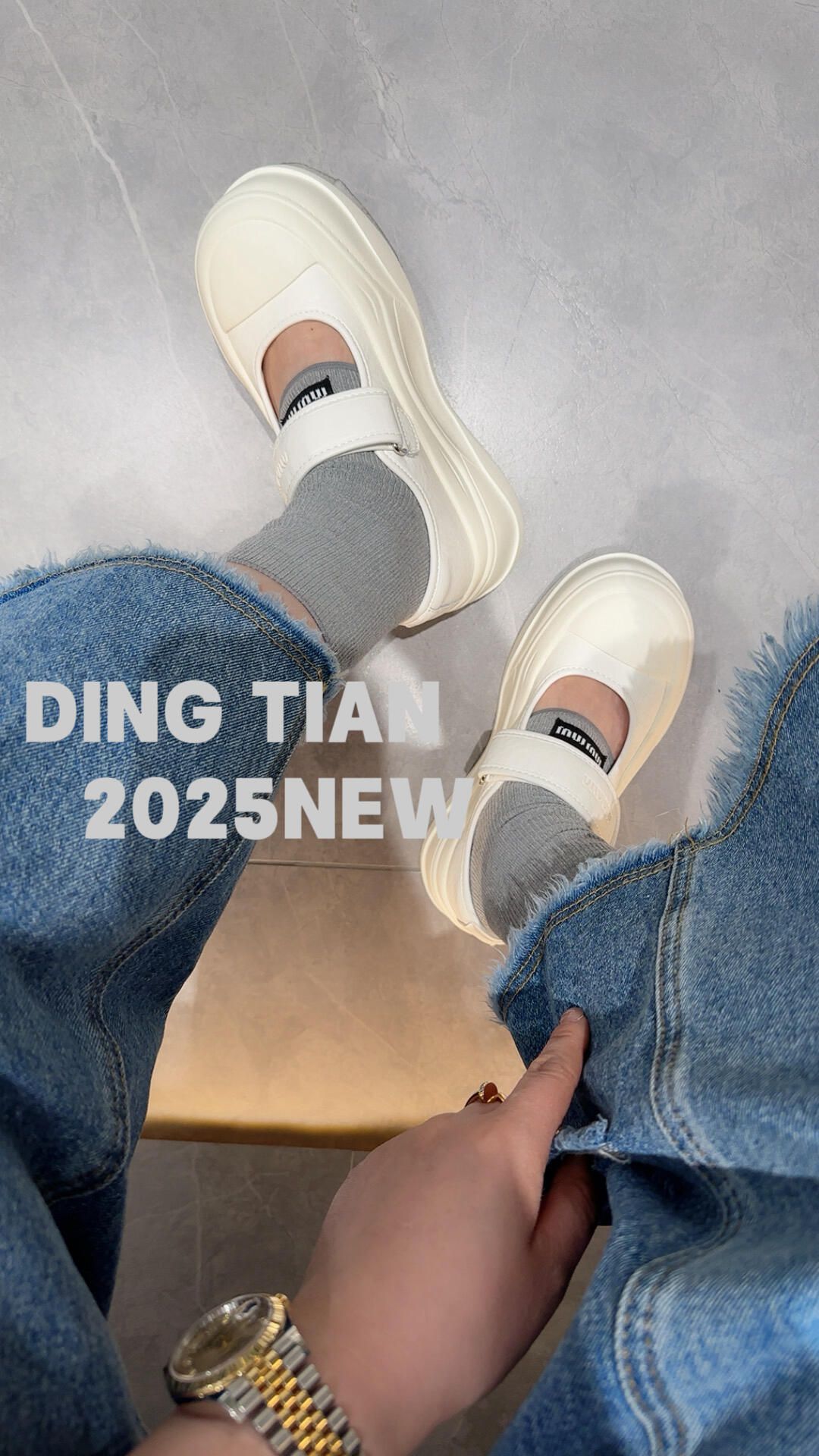 圆头 魔术贴 中口鞋 皮革  - VALI鞋履AI设计主图