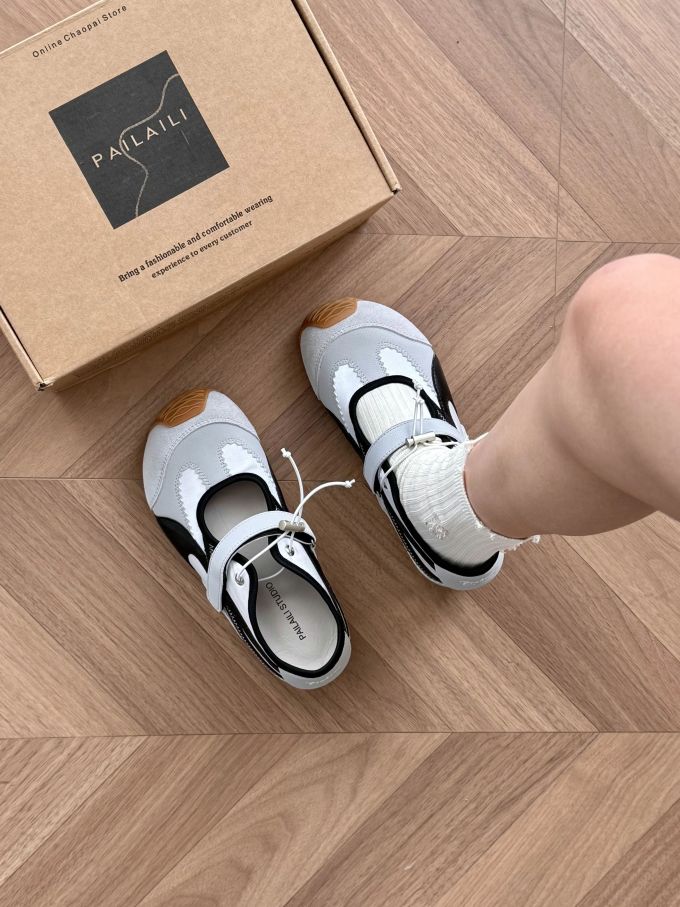 圆头 中口鞋 皮革