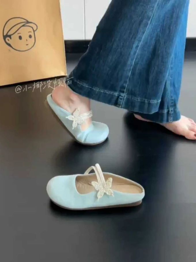 圆头 浅口鞋 皮革