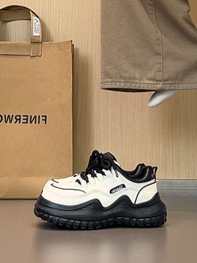 低帮 系带 皮革 