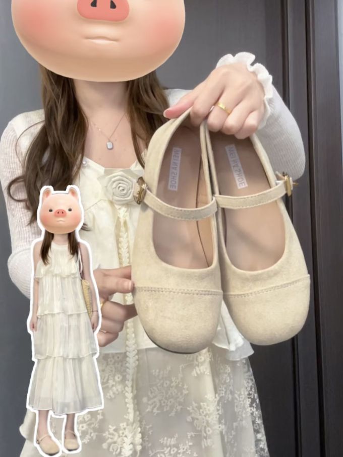 圆头 中口鞋 皮革