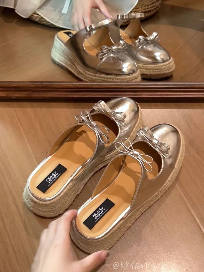 圆头 浅口鞋 皮革