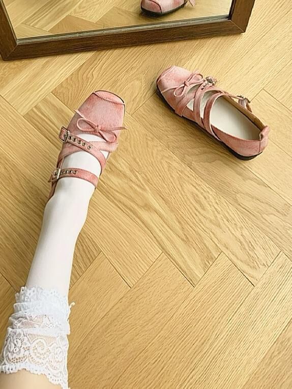 异形头-分趾 低帮 袢扣 中口鞋 皮革