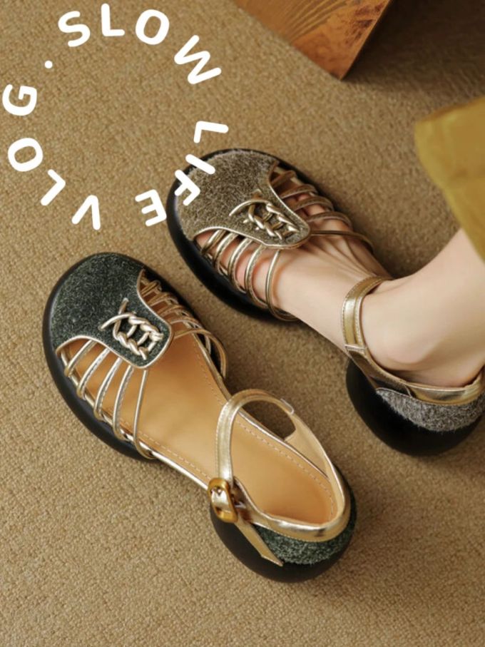 圆头 低帮 袢扣 中口鞋 