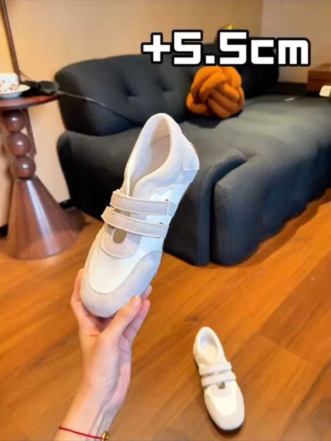 圆头 低帮 深口鞋 皮革
