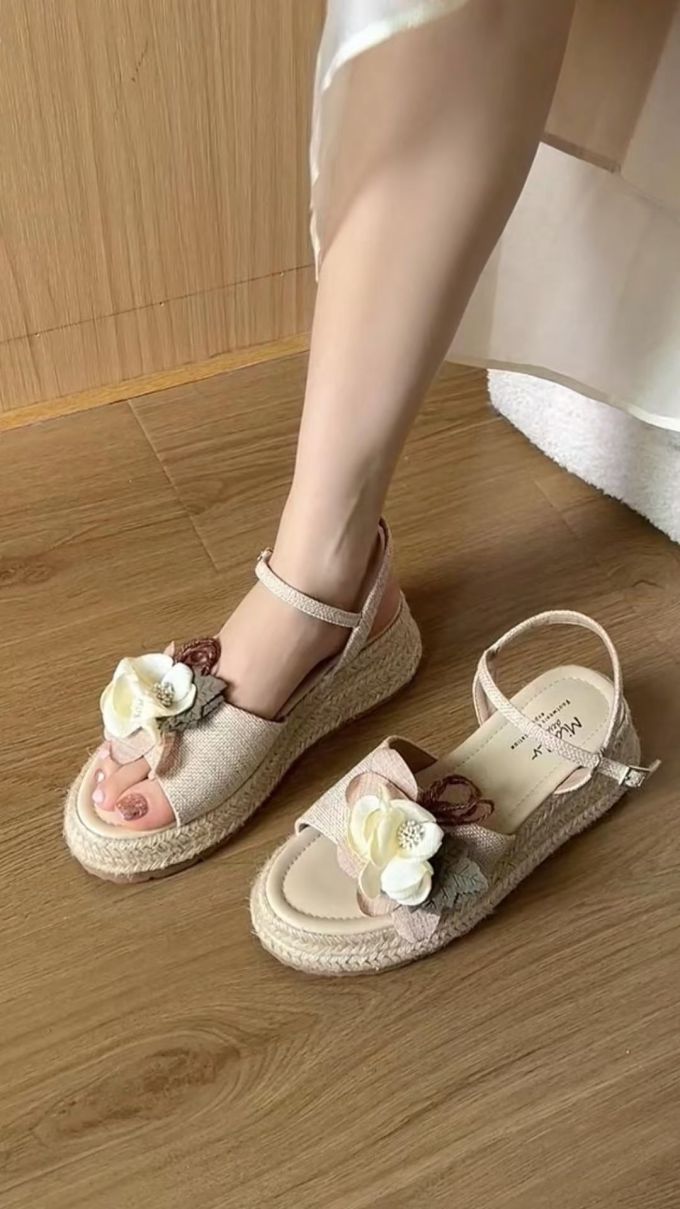 圆头 无帮 中口鞋 皮革