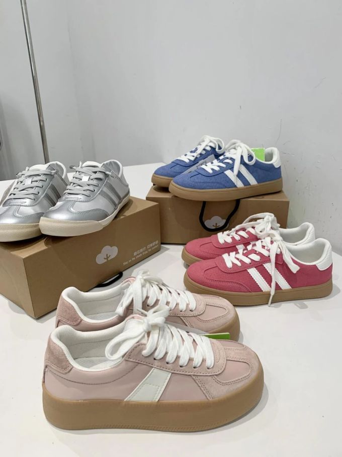低帮 系带 皮革
