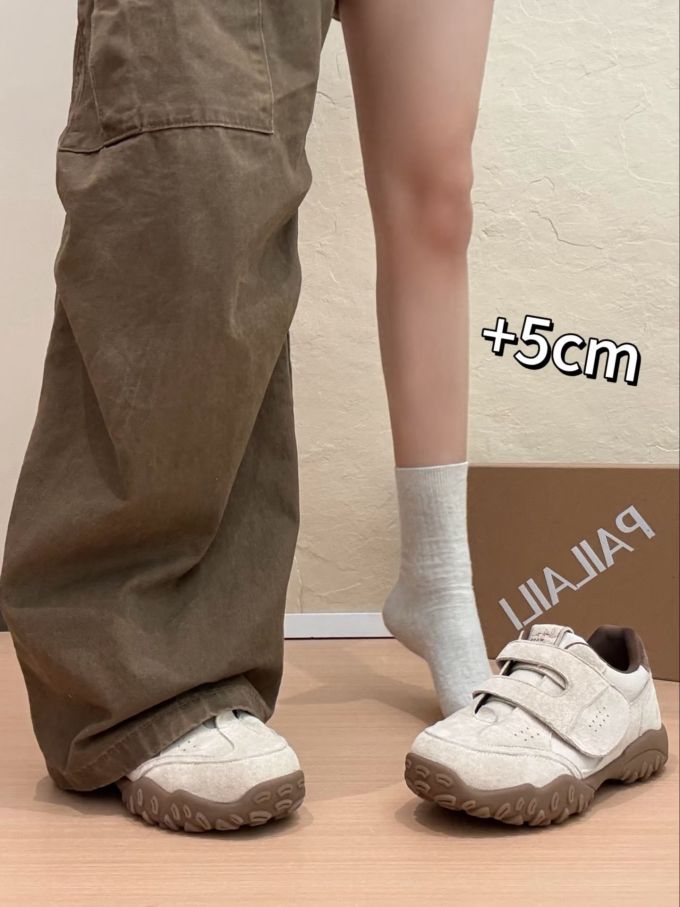 低帮 魔术贴 皮革 