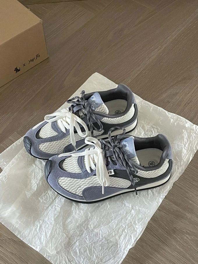 低帮 系带 网面 