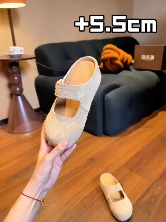 低帮 袢扣 中口鞋 皮革 