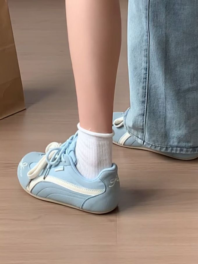 低帮 系带 皮革 