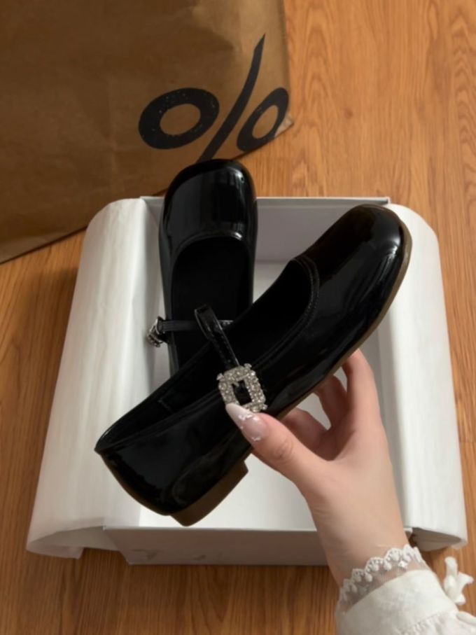 袢扣 中口鞋 皮革 