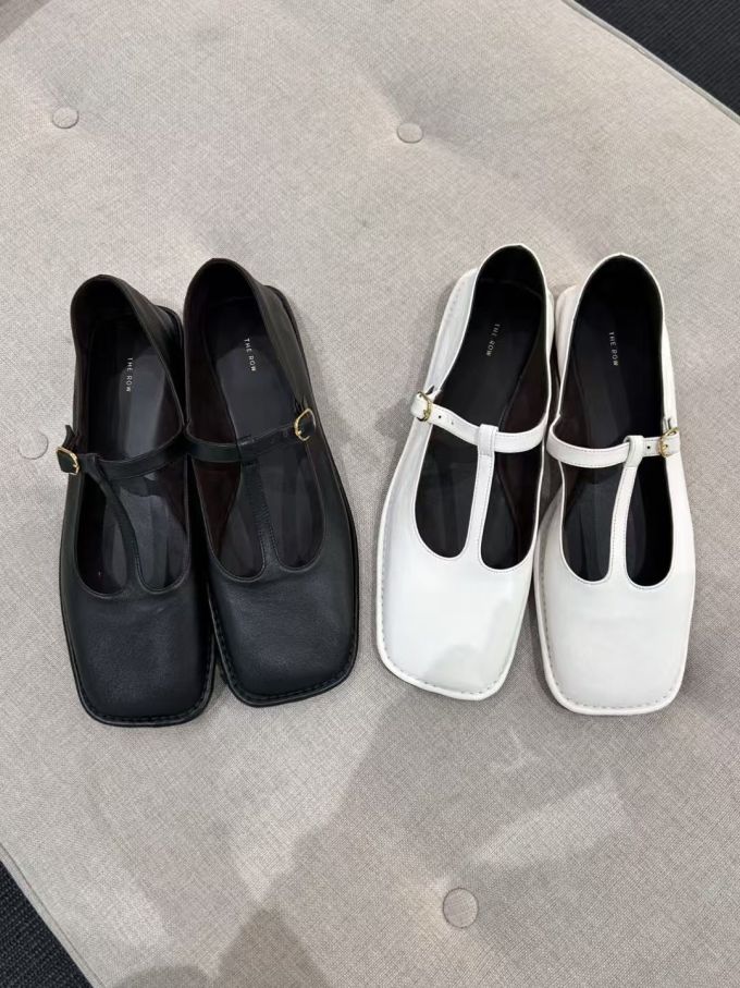 方头 袢扣 中口鞋 皮革 