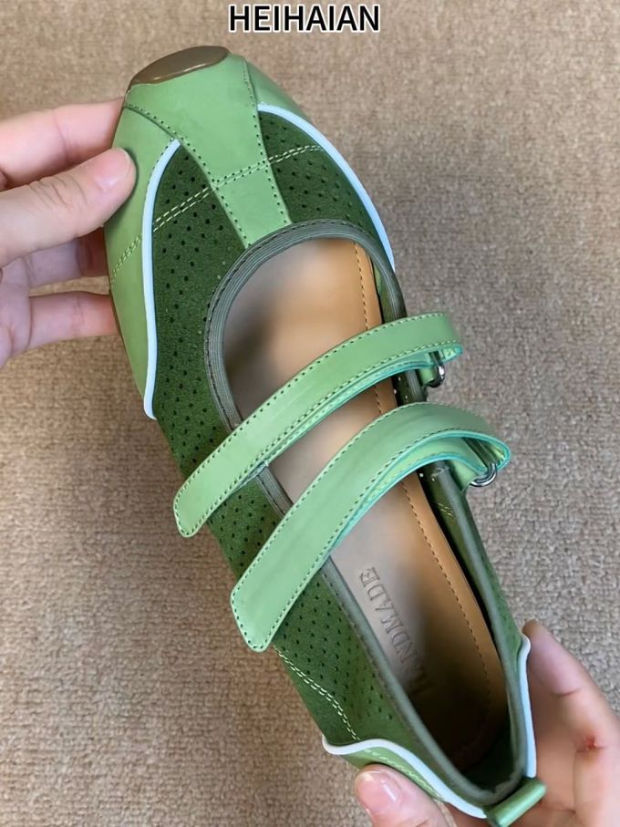 圆头 中口鞋 皮革 