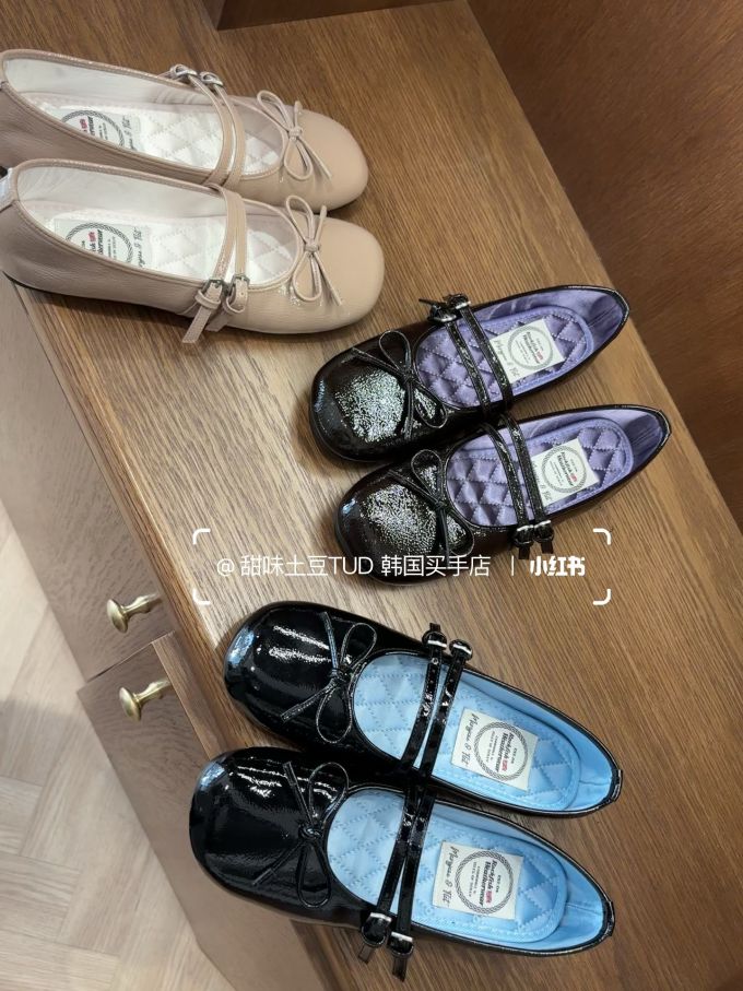 圆头 袢扣 中口鞋 皮革 