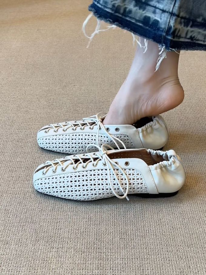 系带 浅口鞋