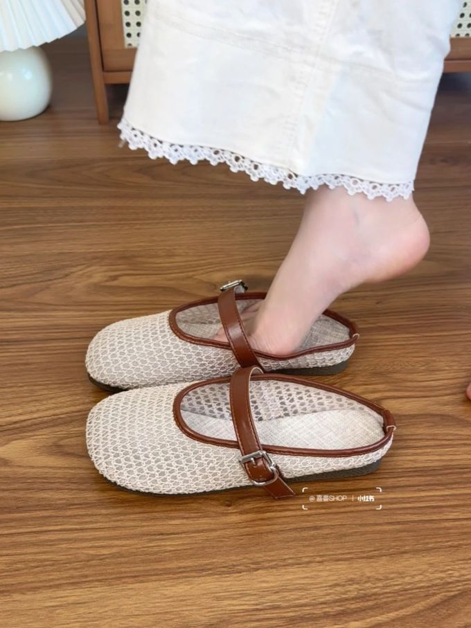 圆头 袢扣 中口鞋