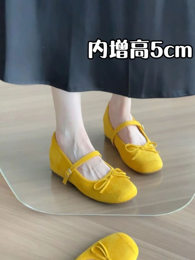 圆头 中口鞋 皮革