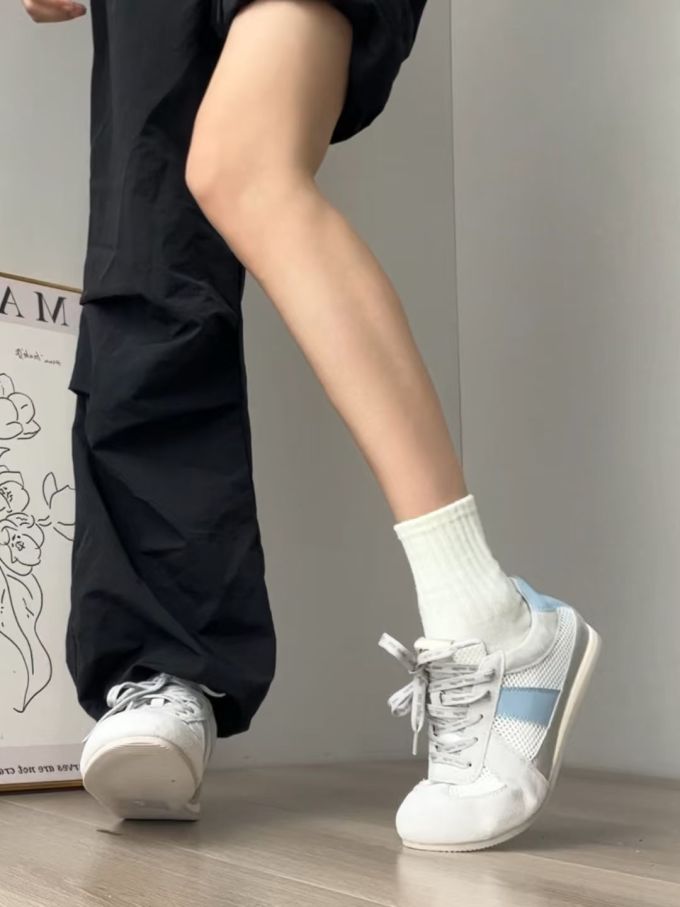 低帮 系带 皮革