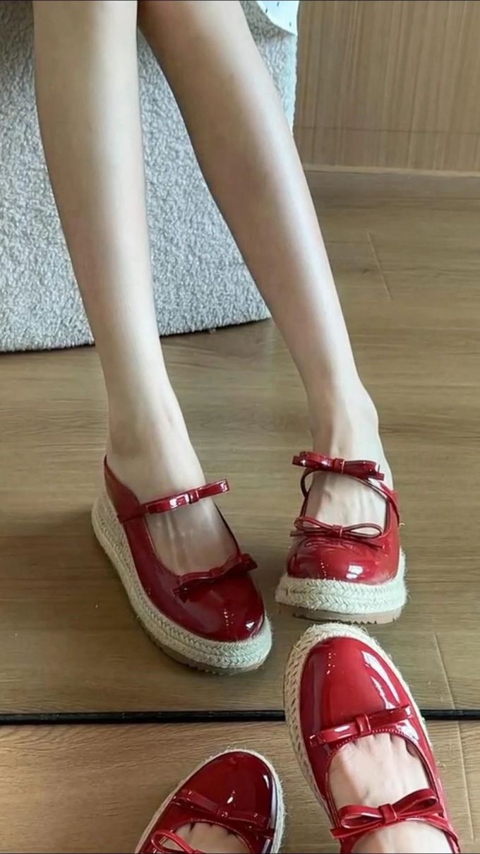 圆头 中口鞋 皮革