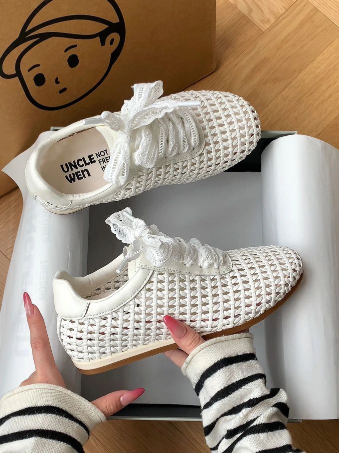 低帮 系带 网面