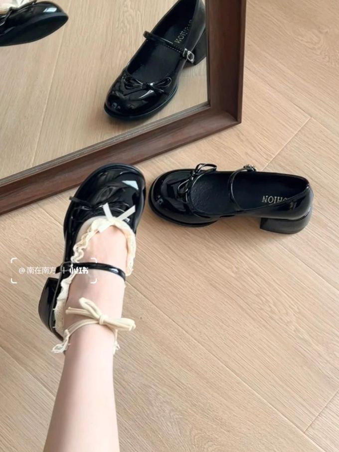 圆头 袢扣 中口鞋