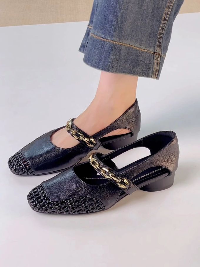 中口鞋 皮革