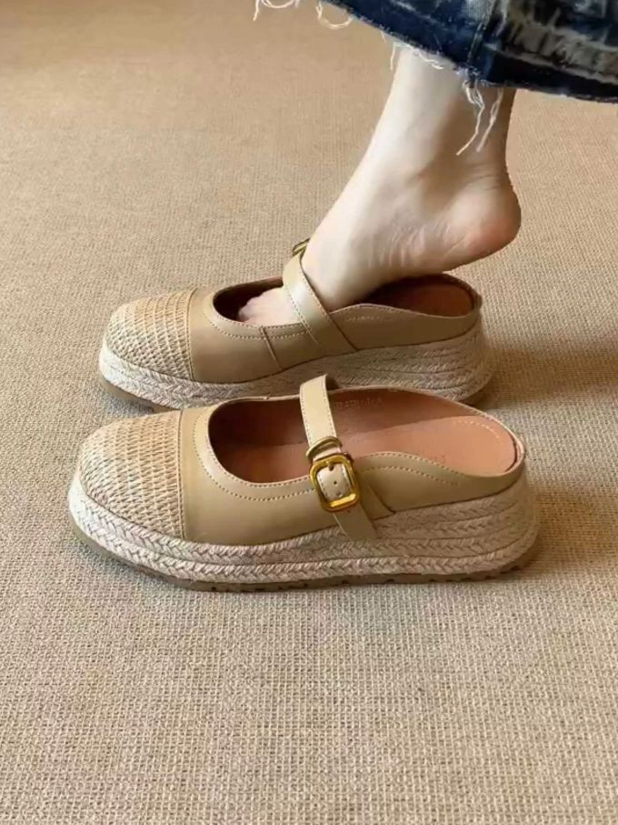 圆头 袢扣 中口鞋