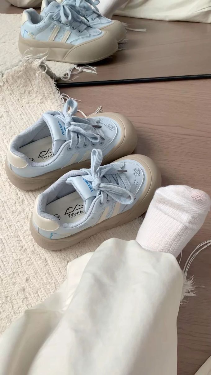 低帮 系带 魔术贴 皮革 